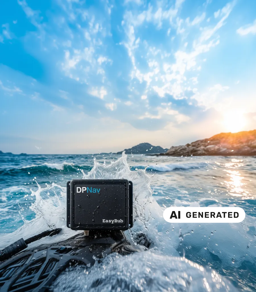Bild zeigt EasyHub am Meer (KI generiertes Bild)